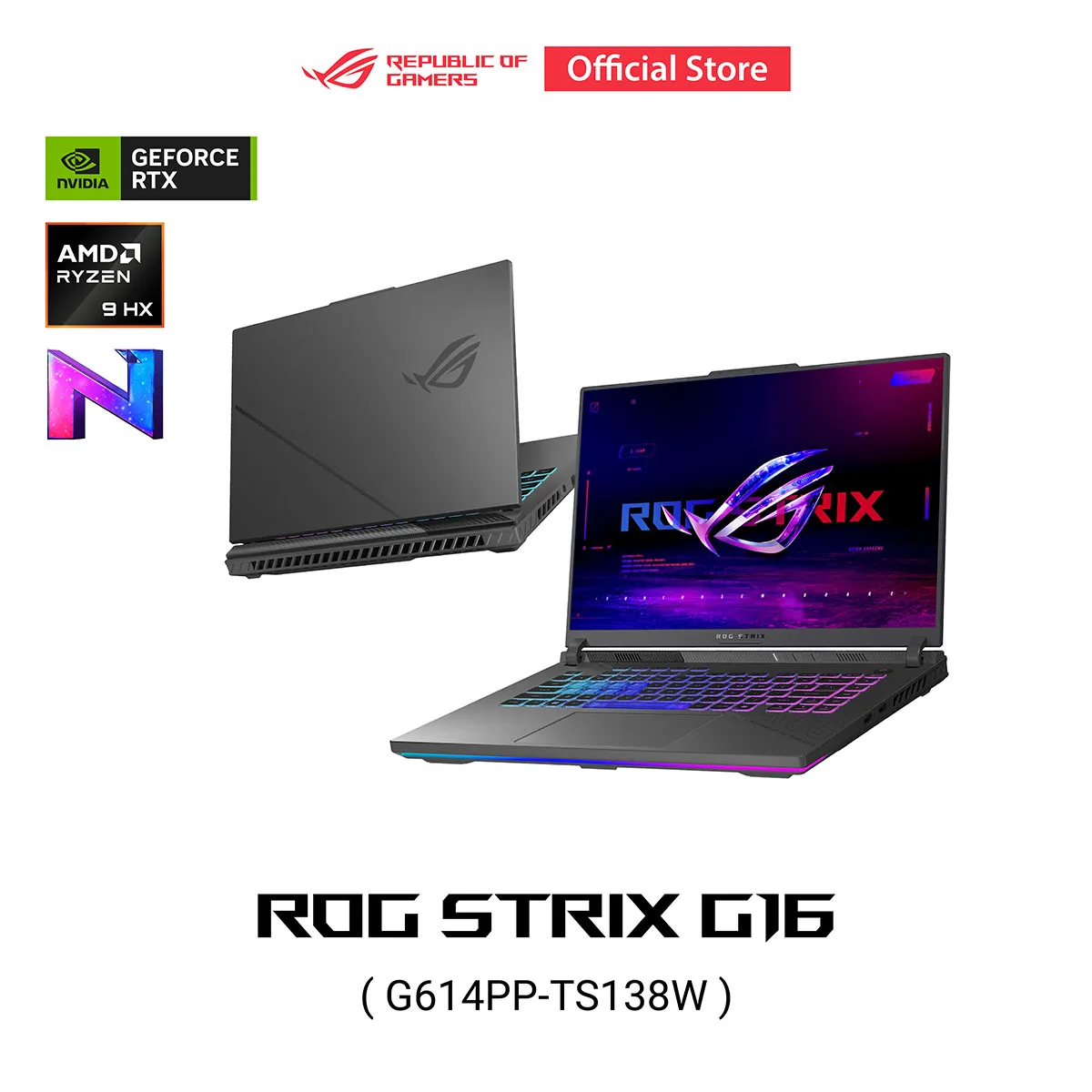 NOTEBOOK (โน้ตบุ๊ค) ASUS ROG Strix G16 G614PP-TS138W
