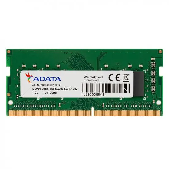RAM (แรม) ADATA 8GB DDR4 PC4-25600 2666MHz ADATA 8GB DDR4 PC4