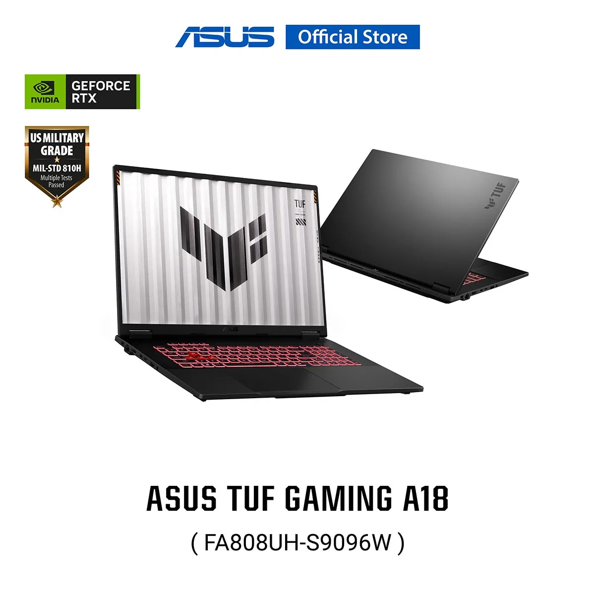 NOTEBOOK (โน้ตบุ๊ค) ASUS TUF Gaming A18 FA808UH-S9096W