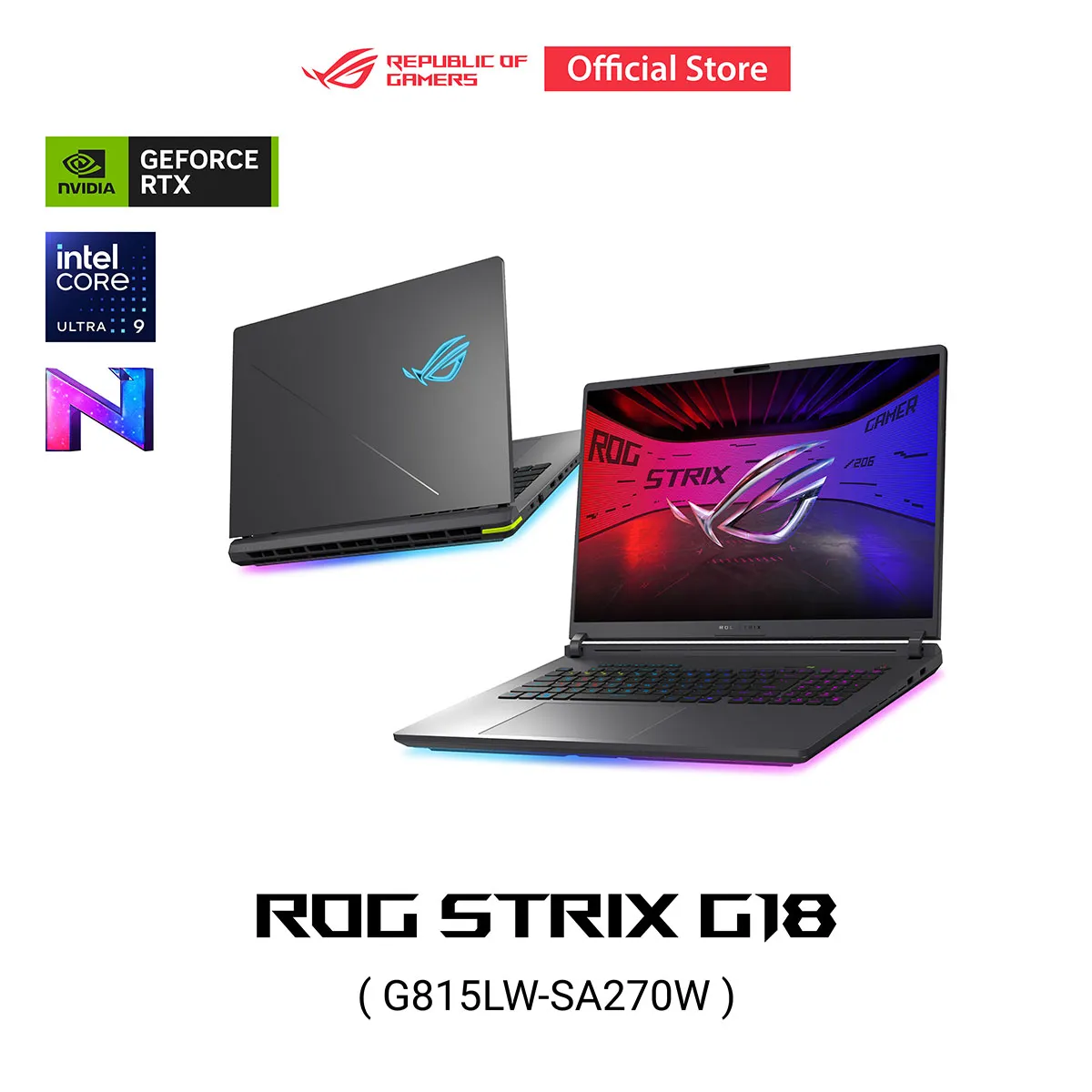 NOTEBOOK (โน้ตบุ๊ค) ASUS ROG STRIX G18 G815LW-SA270W