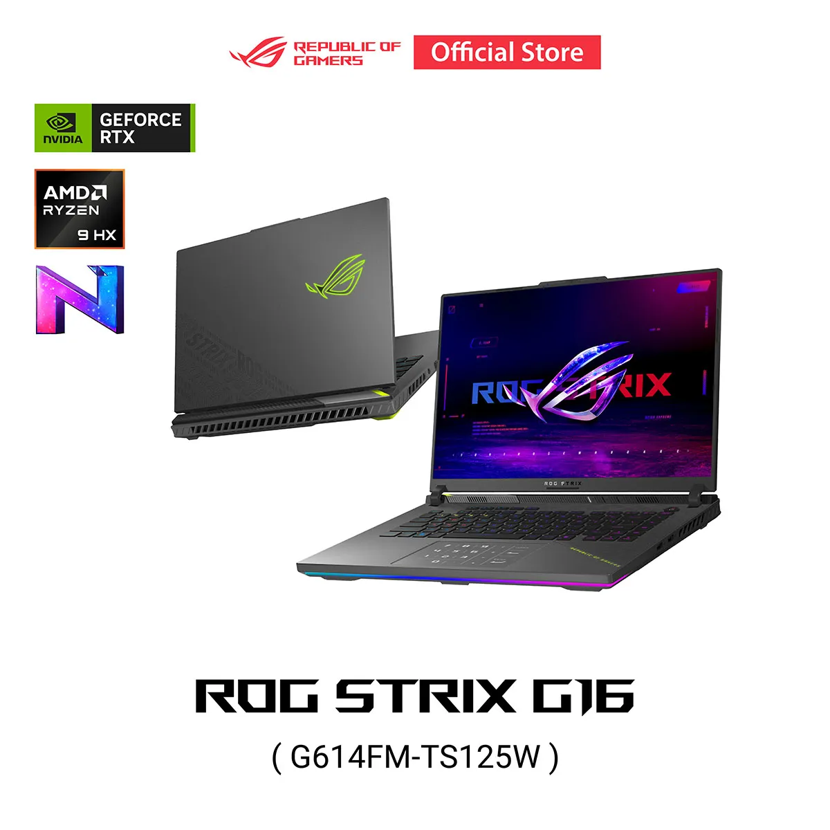 NOTEBOOK (โน้ตบุ๊ค) ASUS ROG STRIX G16 G614FM-TS125W